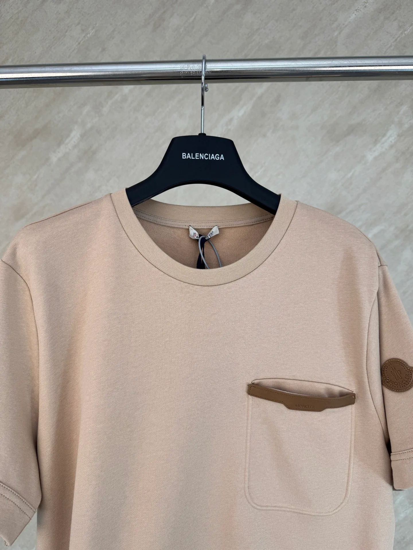 MONCLER 26SS LOGO T size s m l xl 💰p130